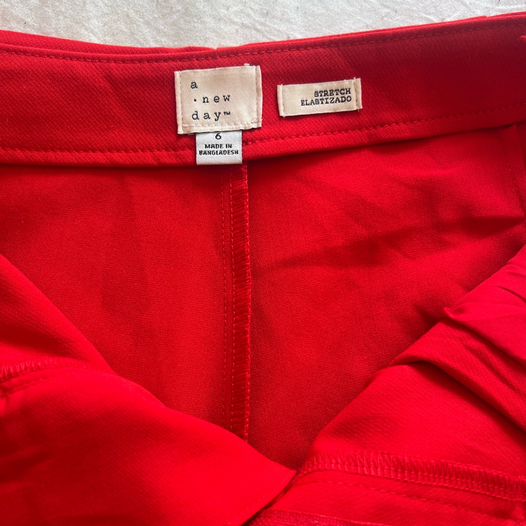 A New Day Scarlet Red Skirt